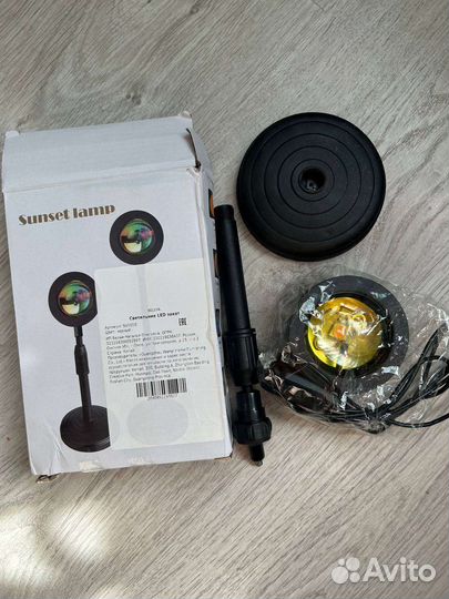 Новая лампа Sunset для тик ток, инсты, лампа Закат