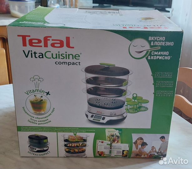 Пароварка tefal vitacuisine 3 в 1