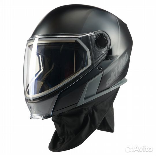 Шлем защитный oxygen helmet (DOT) charcoal grey M