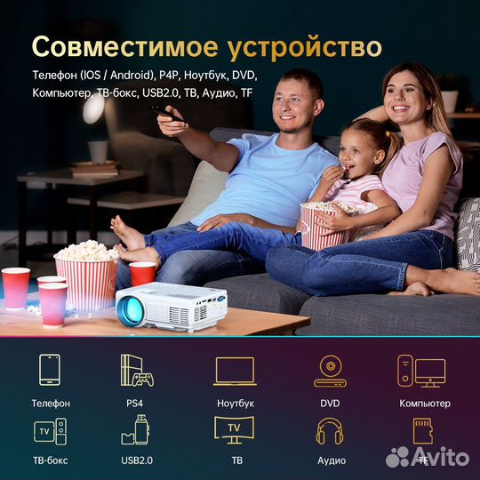 Мини-проектор vankyo Q5