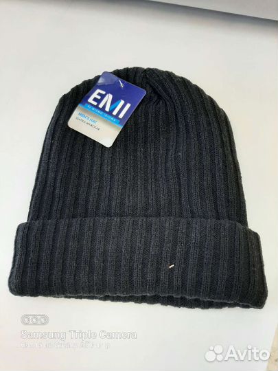 Вязаная шапка мужская