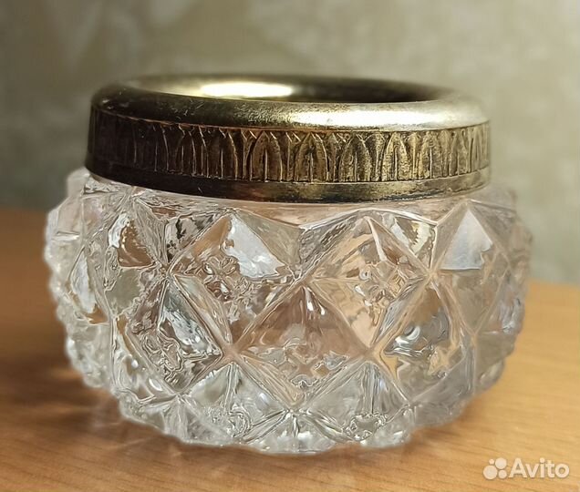 Мельхиоровая солонка