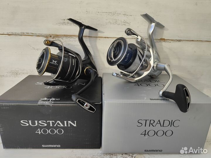 Shimano Stradic 23 4000, 3000 MHG Vanford C3000