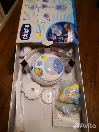 Мобиль Chicco Волшебные звезды цвет голубой