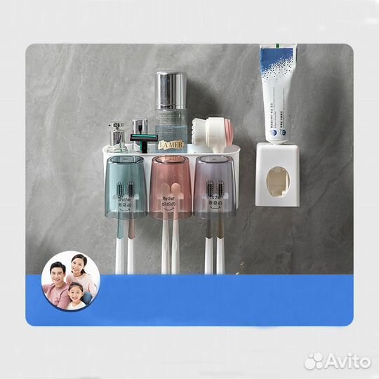 Настенный держатель для зубных щеток