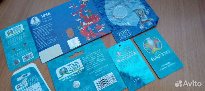 Uefa euro 2020 FIFA 2018 этикетки сувенир подарок