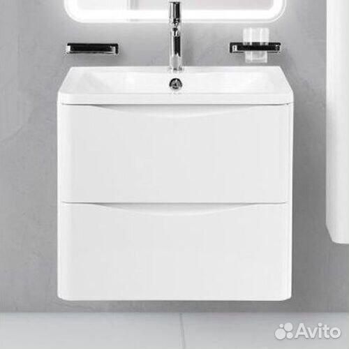 Тумба с раковиной BelBagno Acqua-700-2C-SO-BL 70 B