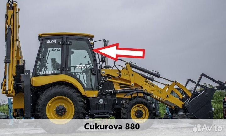 Стекло правой двери Cukurova 880