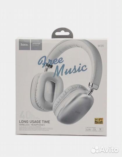 Беспроводные наушники hoco полноразмерные