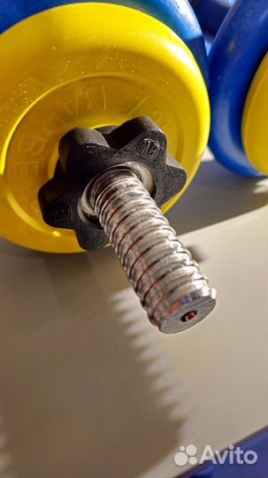 Гантель разборная MB Barbell цветная 9 кг