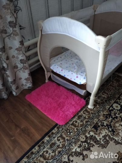 Детская кроватка манеж складная