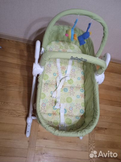 Шезлонг для новорожденных бу