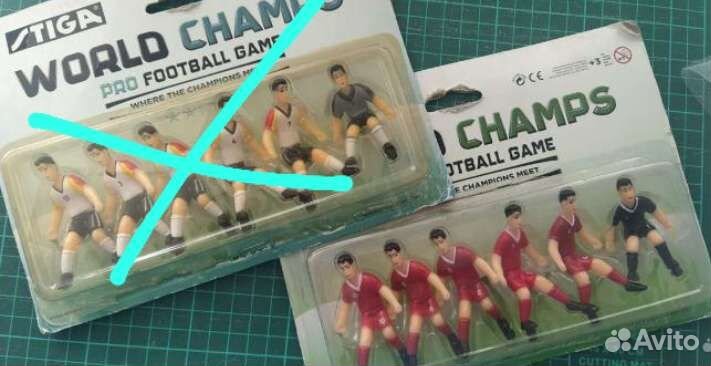 Настольный футбол Stiga команда футболистов