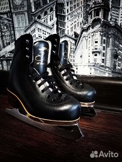 Коньки фигурные детские Graf Etude 26 чёрные