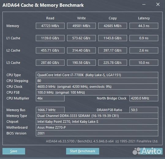 Компьютер с i7-7700k, без видеокарты