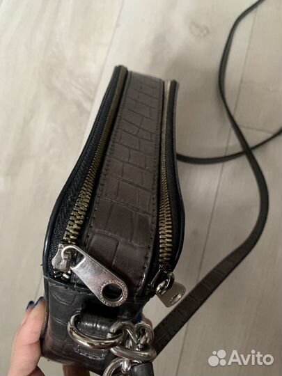 Сумка натуральная кожа через плечо