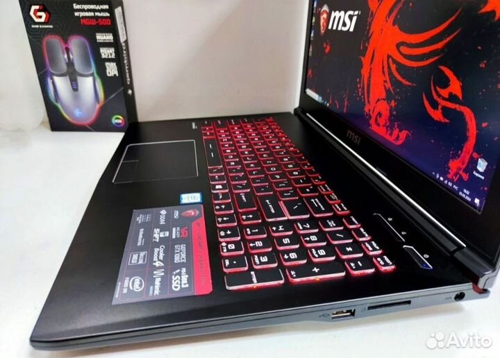 Игровой MSI i7-6700HQ-8 Ядер/Nvidia960M/SSD+HDD