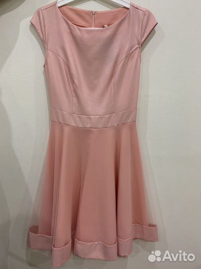 Платье с сеткой