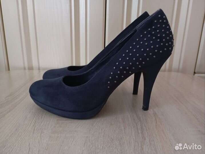 Туфли женские замшевые 40