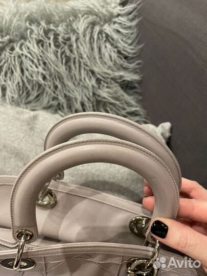 Сумка женская Christian Dior бу натуральная кожа