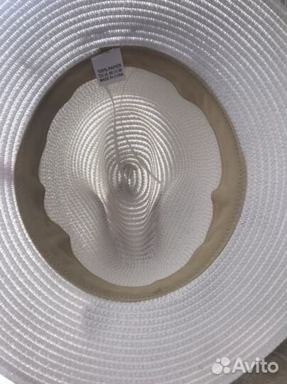 Шляпа женская летняя белая