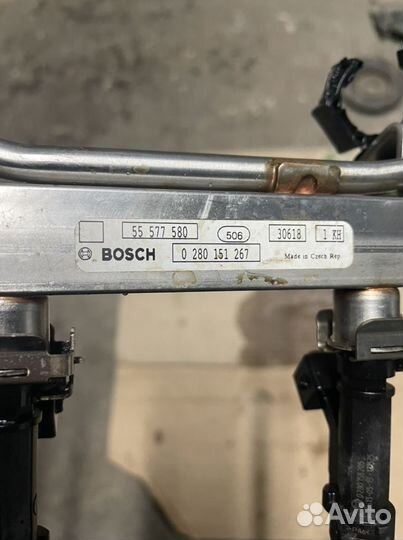 Форсунки рампа opel astra J GTC 1.4