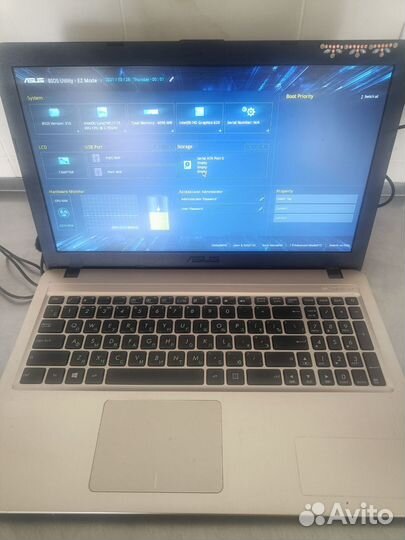 Ноутбук asus core i7