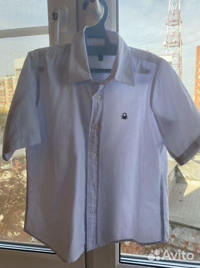 Рубашка для мальчика benetton 130