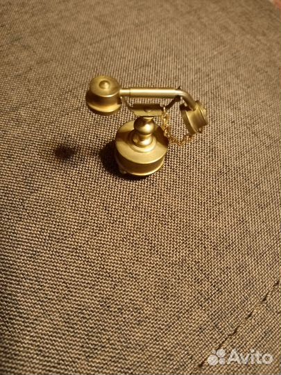 Декоративный телефон маленький СССР