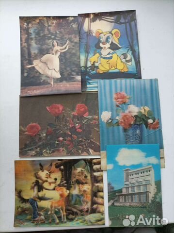 Открытки 3Д, СССР