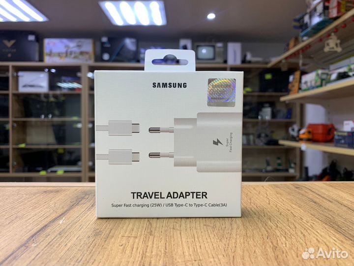 Блок зарядный Samsung Type-C - Type-C 25W