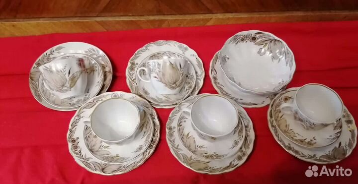 Кофейные тройки сервиз Март, лфз