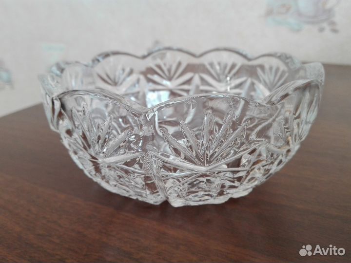 Салатница хрусталь СССР