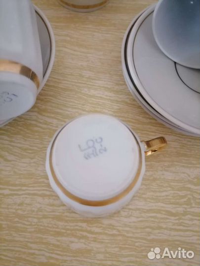 Сервизы кофейный и чайный