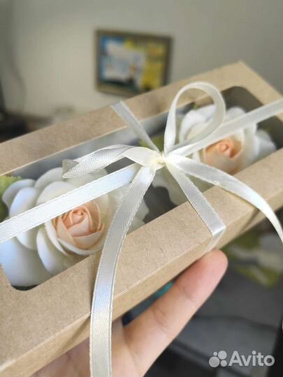 Заколки с нежными розами. Ручная работа