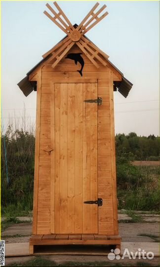 Дачный туалет с установкой SKU008