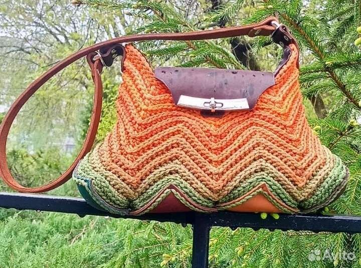 Сумка женская вязаная