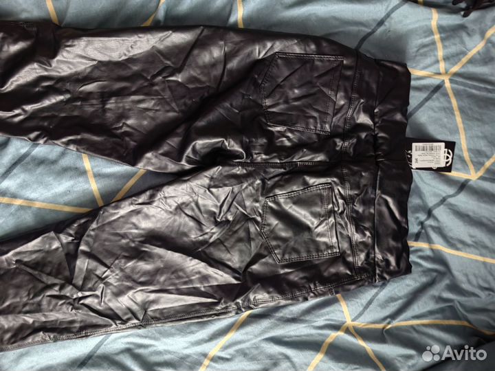 Брюки кожаные