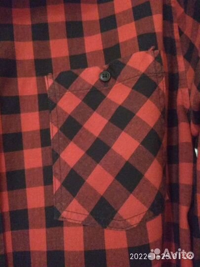 Мужская рубашка в клетку