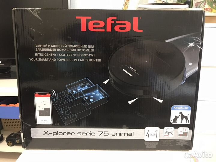 Робот-пылесос Tefal x-plorer serie 75