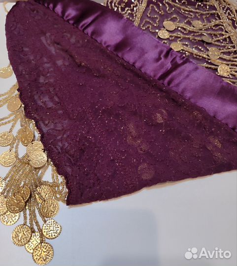 Пояс для восточных танцев с монетками