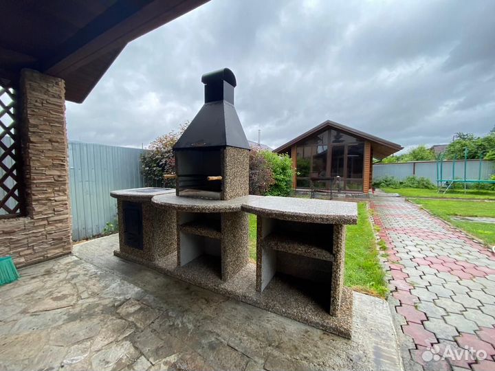 Модульная печь барбекю печь под казан, гриль