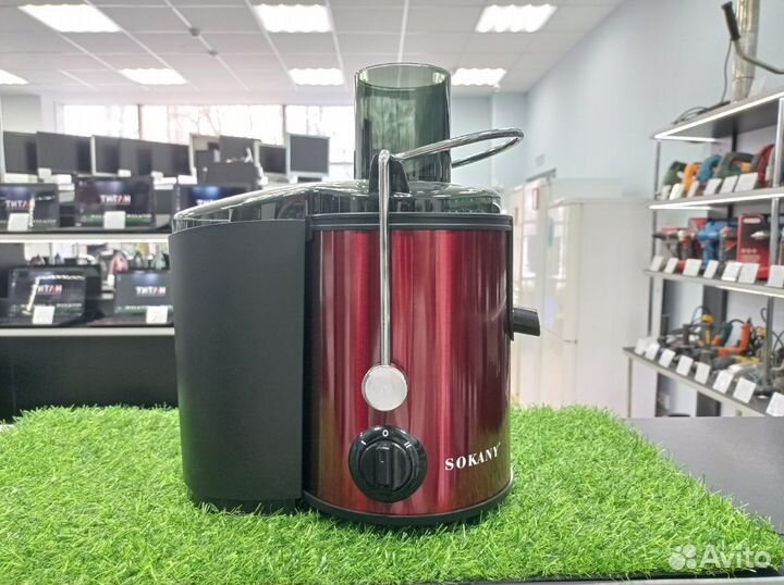 Соковыжималка центробежная sokany SK-4001 (кр90б)