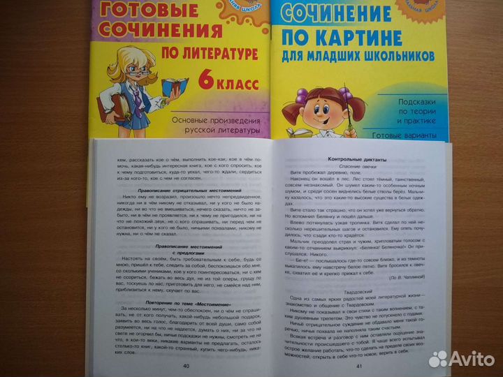 Диктанты/изложения/сочинения по русскому языку