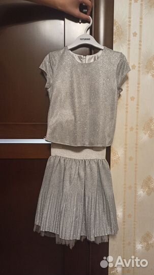 Комплект для девочки юбка+кофта на 6-7 лет