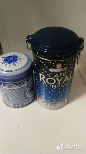 Банка жестяная 2 шт посуда бу для кухни