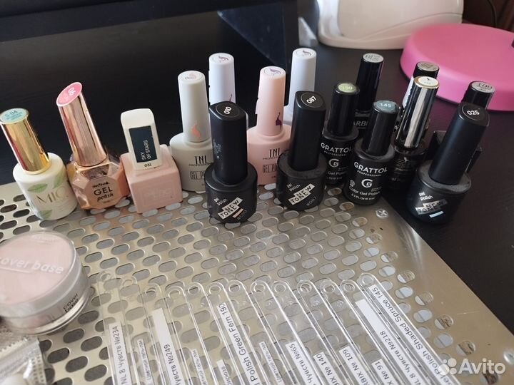Гель лак,база, гель,втирка