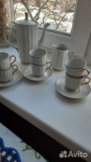 Красивый кофейный сервиз