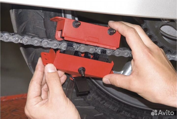 Машинка для чистки и смазки цепи мото/вело