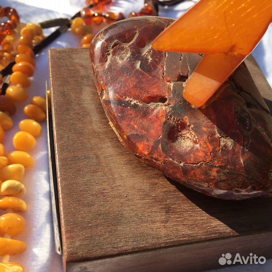 Бусы из янтаря СССР